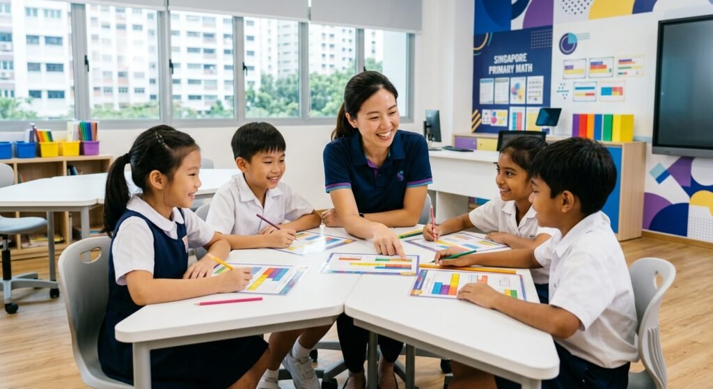Kids Studying Maths in Wisdom Kids Tuition